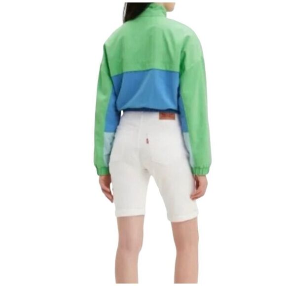 Levi’s white denim classic Bermuda shorts size 30 - Picture 2 of 13